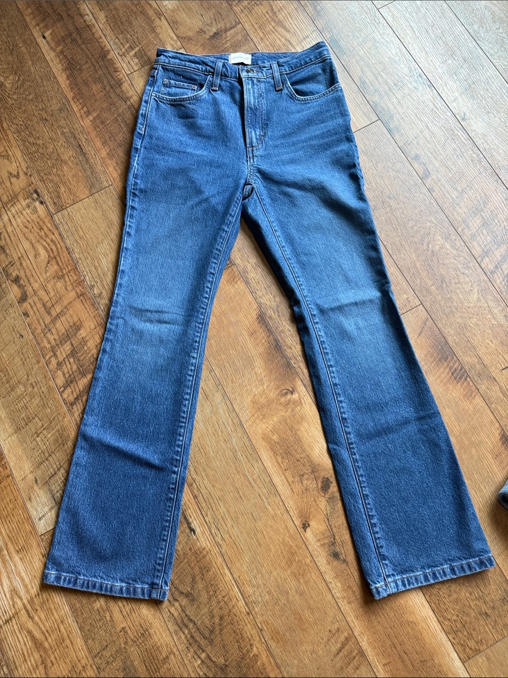 Favorite Daughter Medium Blue Flare Jeans